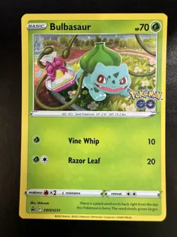 BULBASAUR SWORD & SHIELD Swsh231 HOLO PROMO POKEMON TCG ENG - Image 1