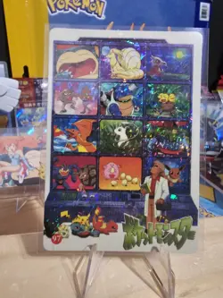 1999 Vintage Pocket Monsters Vending Prism - Mew, Snorlax, Pokemom Gallery #97 - Image 1