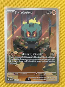 Marshadow 146/132 Illustration Rare Pokemon Mega Evolution Pack Fresh - Image 1