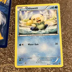 2016 Pokemon XY - Steam Siege Reverse Foil Oshawott #30 With Non Holo Bundle - Image 4