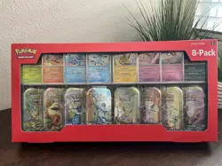 *SEALED* 2 AVAILABLE - Pokemon Prismatic Evolutions Costco Sealed Mini Tins (8x) - Image 1