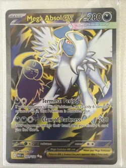 Mega Absol EX 161/132 NM Full Art Mega Evolution Ultra Rare Pokemon TCG English - Image 1