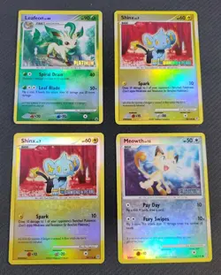 Pokemon TCG Burger King Promo Lot of 4: Diamond & Pearl/Platinum, Reverse Holo - Image 1