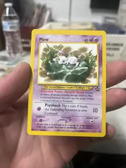 2002 Pokemon LILYPAD MEW #47 Black Star Promo NM - Image 1