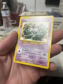 2002 Pokemon LILYPAD MEW #47 Black Star Promo NM - Image 3