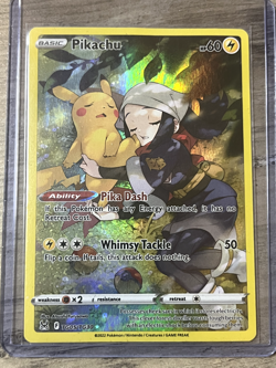 Pikachu TG05/TG30 Swsh11: Lost Origin Trainer Gallery Holo Pokemon HP Single - Image 1