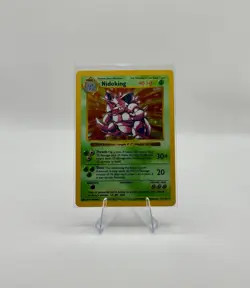 1999 Pokemon Base Set Nidoking Shadowless Holo Rare #11/102 - LP - Image 2