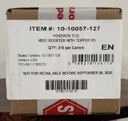 Presell - Pokemon Mega Evolution Sealed Booster Box Case (6 Boxes) - Image 1