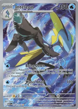 Pokemon Inteleon 142/132 Illustration Rare Mega Evolutions NM - Image 1