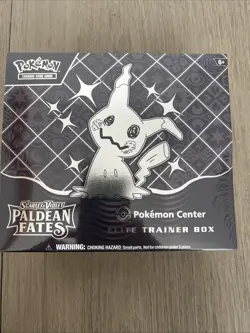 Pokemon TCG: Paldean Fates Pokemon Center exclusive ETB - Factory Sealed - Image 1