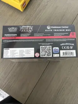 Pokemon TCG: Paldean Fates Pokemon Center exclusive ETB - Factory Sealed - Image 3