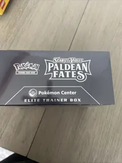 Pokemon TCG: Paldean Fates Pokemon Center exclusive ETB - Factory Sealed - Image 4