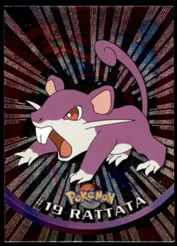 RATTATA #19 - 2000 TOPPS CHROME POKEMON SERIES 1 - POKEMON - ENGLISH - Image 1