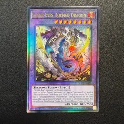 YuGiOh Snake-Eyes Doomed Dragon SUDA-AE035 Asian English Ultimate Raw Mint - Image 1