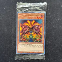 YuGiOh Exodia the Forbidden One LART-EN004 Factory Sealed Promo Pack Ultra Rare - Image 1