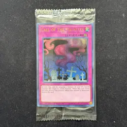 YuGiOh Call of the Haunted LART-EN009 Factory Sealed Promo Pack Ultra Rare - Image 1