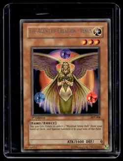 1996 Yu-Gi-Oh! 1st Edition The Agent of Creation - Venus #AST-008 - Image 1