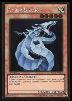 Cyber Dragon - PGLD-EN053 - Gold Rare - 1st Edition Yugioh - Image 1