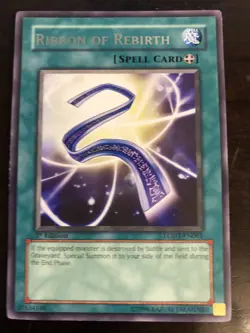 Ribbon of Rebirth LODT-EN061 YuGiOh! Light of Destruction 1st Edition RARE NM x1 - Image 1