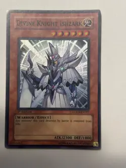 Yugioh Divine Knight Ishzark 1st Edition Super Rare LODT-EN091 LP/NM - Image 1