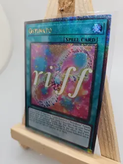 Yu-Gi-Oh Ostinato Quarter Century Secret Rare RA03-EN064 Near Mint Condition - Image 3