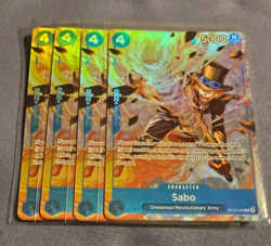 4x Sabo OP10-049 Premium Card Collection Best Selection Vol.4 One Piece TCG Eng - Image 1
