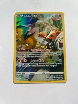 Pokemon Galarian Zapdos Full Art SWSH283 Black Star Promo Card - Image 1