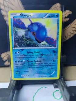 Pokemon XY Primal Clash Kyogre Reverse Holo Rare Card 53/160 - Image 1