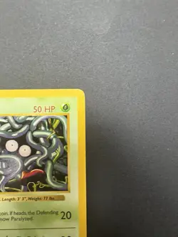 Pokemon TCG Tangela Shadowless Base Set, Common Card 66/102, LP Condition - Image 5