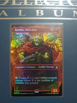 Krenko, Mob Boss (Anime Borderless) Ravnica Remastered Foil - Image 1