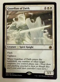 MTG Guardian of Faith AFR - #018 - Raw - Rare - Image 1