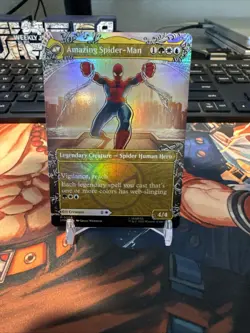 Peter Parker(0208) (Borderless Foil) - Marvel's Spider-Man Magic The Gathering - Image 2