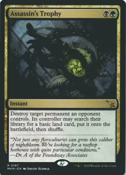 MTG Assassin's Trophy Normal NM Murders at Karlov Manor Magic 187 - Image 1