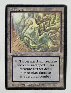 Maze Of Ith The Dark HP Heavy Play MTG Magic The Gathering B - Image 1