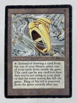 Ring Of Maruf Arabian Nights HP Heavy Play MTG Magic The Gathering - Image 1
