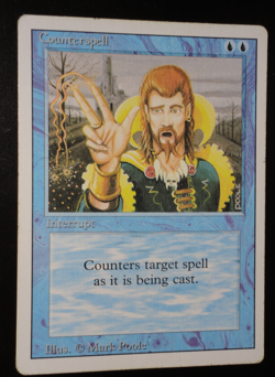 Counterspell Revised MP Moderately Played MTG Magic the Gathering - Image 1