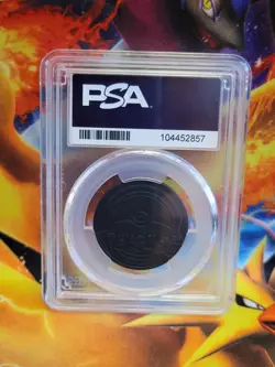 Pokemon Flareon 2024 Japanese Capsule Vending Vol. 5 Graded Coin PSA 10 - Image 2