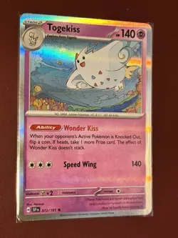 Pokemon TCG: Togekiss - 072/191 - Holo Rare - Surging Sparks | FREE Shipping 2+ - Image 1