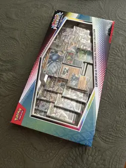 Pokemon Prismatic Evolutions Sams Club Lucario Tyranitar Premium Collection Box - Image 1