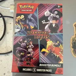 Pokemon TCG: Destined Rivals Booster Bundle 6 Packs Factory Sealed - Image 1
