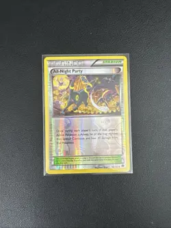 Pokemon TCG All-Night Party 96/122 X&Y Breakpoint Reverse Holo 2016 - Image 1