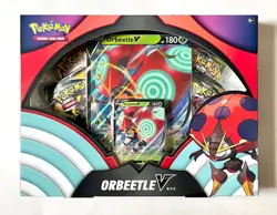 Orbeetle V Box w/ Cosmic Eclipse & Evolving Skies Pokemon - New & Factory Sealed - Image 1