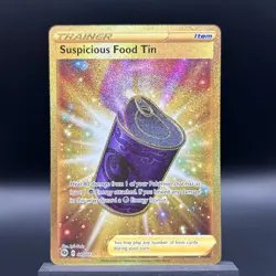 Suspicious Food Tin 080/073 Secret Rare Gold Holo Pokemon Champion's Path - Image 1