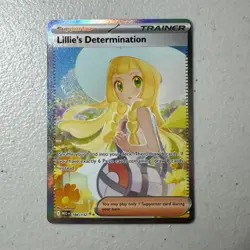Pokemon TCG Lillie’s Determination SIR 184/132 ENGLISH NM Mega Evolution ME01 - Image 1