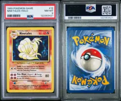 1999 Pokemon TCG Ninetales Holo 12/102 PSA 8 NM-MT 💎 - Image 3