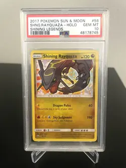 Pokemon Shining Rayquaza Holo 2017 Shining Legends 56/73 PSA 10 - Image 1