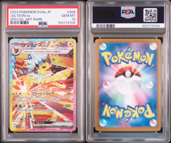PSA 10 JOLTEON ex SAR TERASTAL FESTIVAL 209/187 2024 Pokemon Japanese SV8a GEM - Image 3