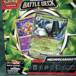 Meowscarada EX Pokemon TCG Deluxe Battle Deck - New - Sealed - Image 1