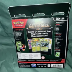 Meowscarada EX Pokemon TCG Deluxe Battle Deck - New - Sealed - Image 2
