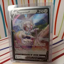 Pokemon TCG Magearna V Silver Tempest 128/195 Holo Ultra Rare NM - Image 1